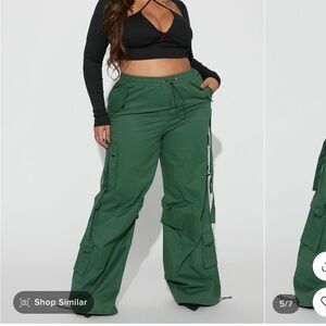 Fashion Nova Green Cargo Pants